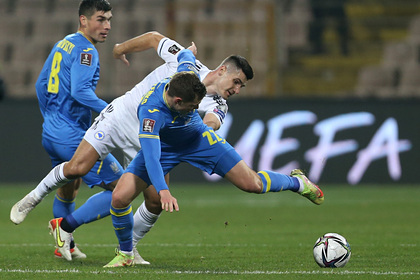 Сборная Украины по футболу вышла в стыковые матчи квалификации ЧМ-2022