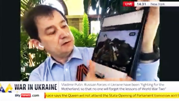 Sky News прервал интервью с Полянским из-за эмблемы СС в соцсети Зеленского