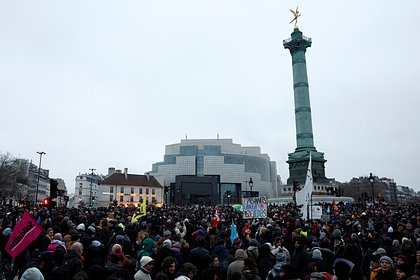 На демонстрации против пенсионной реформы вышло свыше миллиона французов