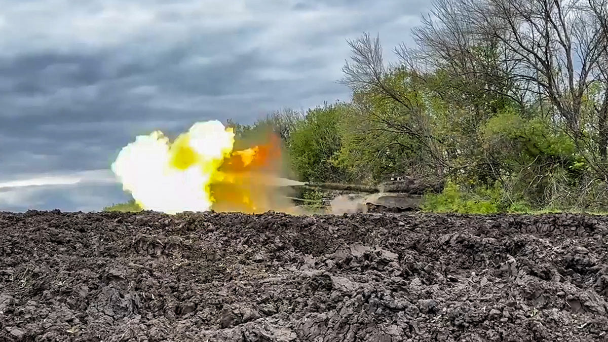Российский танк отбил атаку колонны техники ВСУ на Южно-Донецком направлении