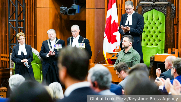 Президент Украины Зеленский приветствовал в парламенте Канады служившего в дивизии СС «Галиция» украинского националиста