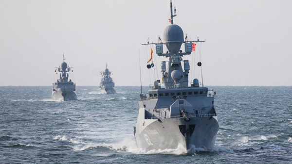 Каспийская флотилия на учениях «Кавказ-2020» уничтожила «базу НВФ»