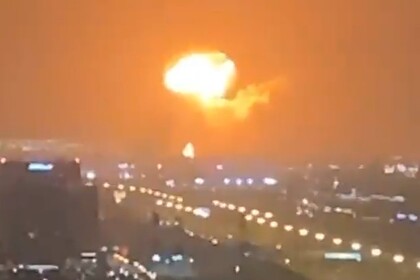 Появилось видео взрыва в порту Дубая