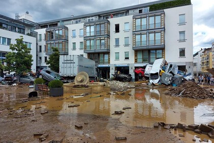 В Германии более тысячи человек пропали без вести после наводнения