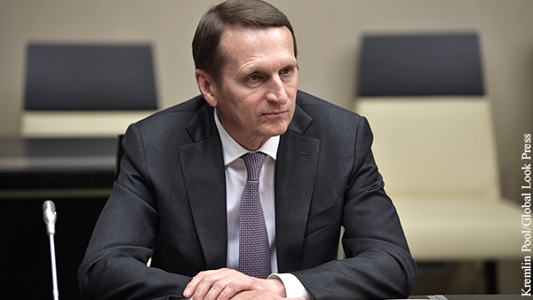 Нарышкин заявил о наличии у СВР части правды о деле Навального