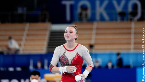 Российская гимнастка Ильянкова завоевала серебро Игр в Токио