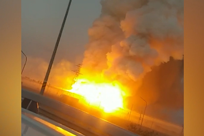 Взрыв на складе с боеприпасами в Казахстане попал на видео