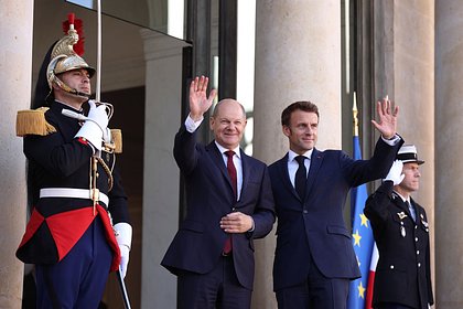 В Париже назвали «движущую силу» Европы по мнению Макрона и Шольца