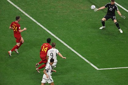 Сборные Испании и Германии вничью сыграли в матче чемпионата мира