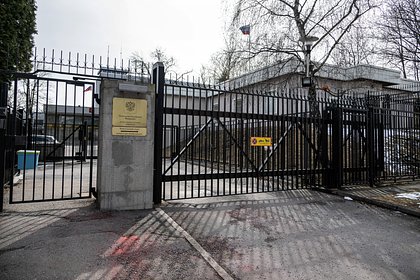 В Стокгольме около посольства России появилась остановка «Свободная Украина»