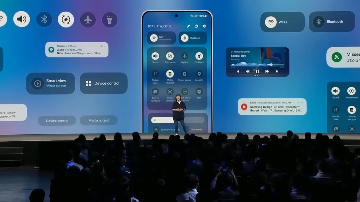 Samsung   One UI 6.0  Andriod 14:   